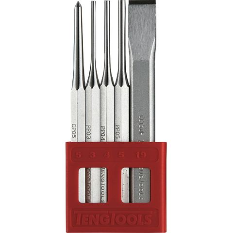 5pc Punch & Chisel Set -Teng