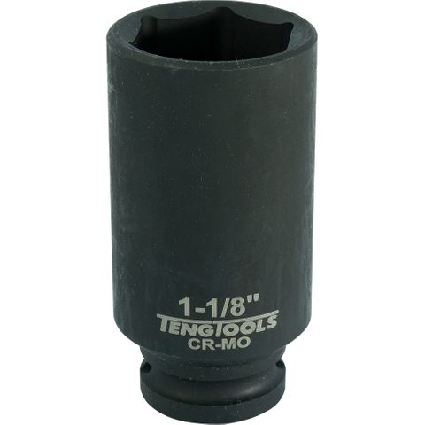 1/2in Dr. Deep Impact Socket 1-1/8in -Teng
