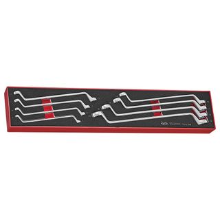 8pc Double Ring Spanner Set 6-22mm - TEX-Tray -Teng