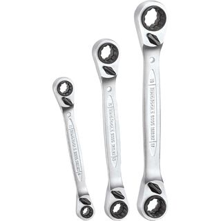3pc Multi-Drive Ratchet Ring Spanner Set -Teng