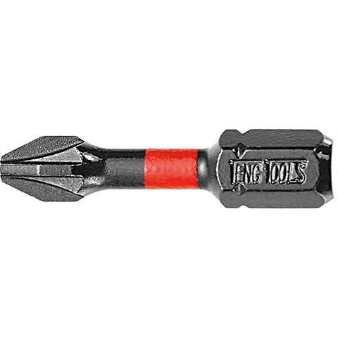 1pc 1/4in PZ#1 Impact Screwdriver Bit 30mm -Teng