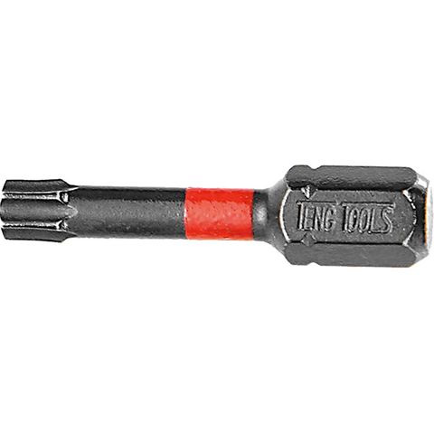 1pc 1/4in TX27 Impact Screwdriver Bit 30mm -Teng