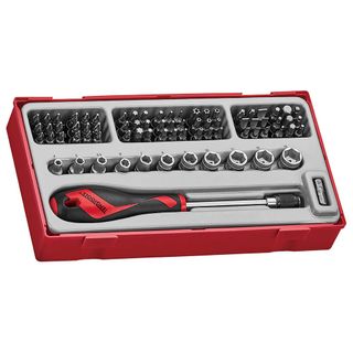 76pc MD Bits & Socket Set - TC-Tray -Teng