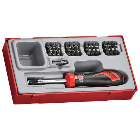 38pc 1/4in Dr. Torque Screwdriver Set 1-5Nm - TC-Tray -Teng