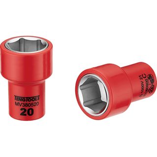 1000V VDE 3/8in Dr. Insulated Socket 20mm -Teng