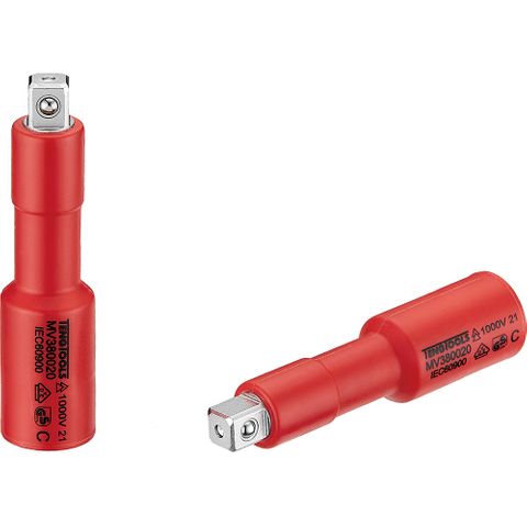 1000V VDE 3/8in Dr. Insulated Extension Bar 3in -Teng