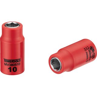 1000V VDE 3/8in Dr. Insulated Socket 10mm -Teng