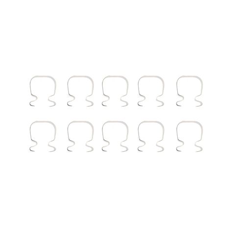 10pc 3/4in Dr. Clips for Socket Rails -Teng