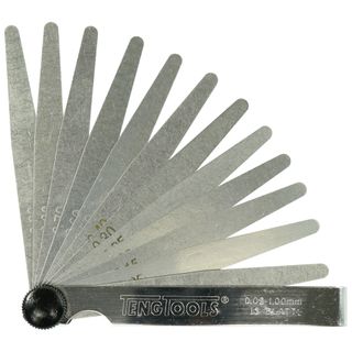 13 Blade Feeler Gauge 0.05-1.00 x 100mm -Teng