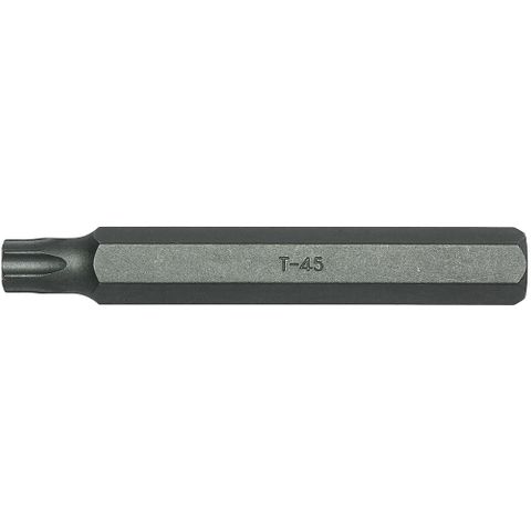 10mm Hex Dr. TX45 Cr-V Bit / L75mm -Teng