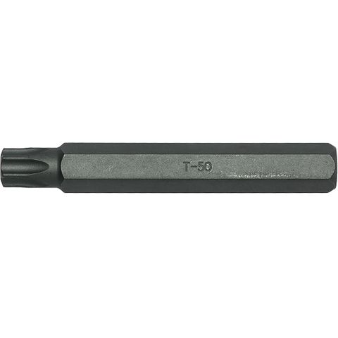 10mm Hex Dr. TX50 Cr-V Bit / L75mm -Teng