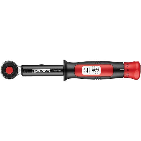1/4in Dr. Torque Wrench Plus 3-15Nm -Teng