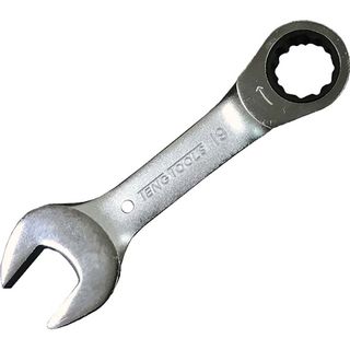 Stubby Ratchet Combination Spanner 10mm -Teng