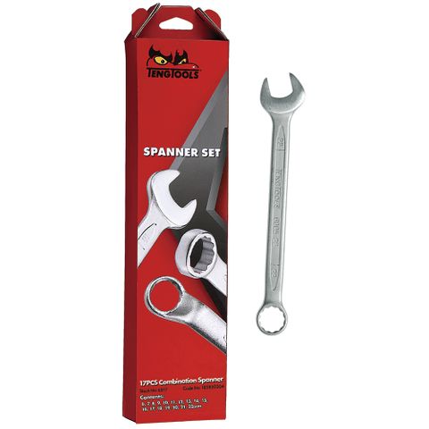 17Pc Combination Spanner Set (MM) -Teng