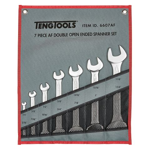 7pc Open Ended Spanner Set 1/4-1-1/4in -Teng