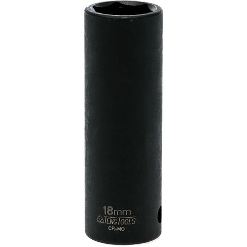 1/2in Dr. Deep Impact Socket 18mm ANSI -Teng
