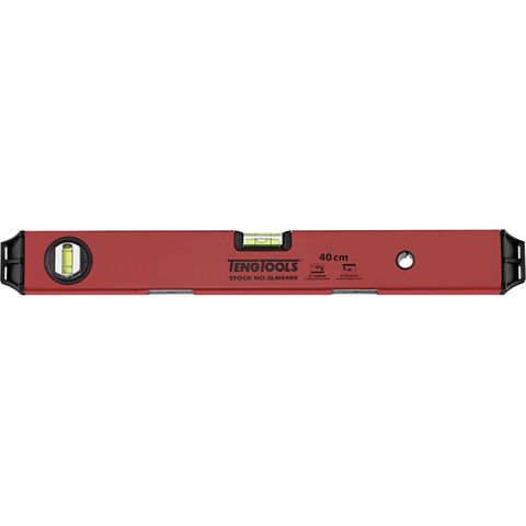 Aluminium Spirit Level 400mm w/Magnet** -Teng