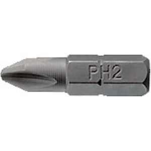 10pc 1/4in Hex Ph#2 Bit X 25mm (L) -Teng