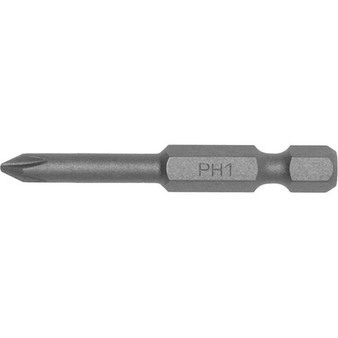 3Pc 1/4in Hex PH#1 Bit x 50mm (L) -Teng