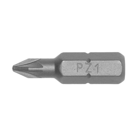 10pc 1/4in Hex PZ#1 Bit X 25mm (L) -Teng