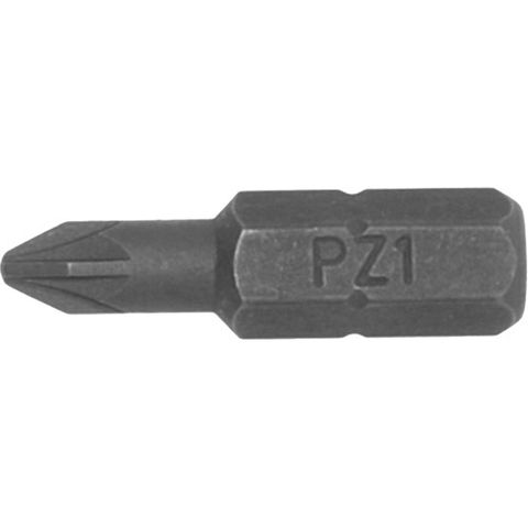 3Pc 1/4in Hex PZ#2 Bit x 25mm (L) -Teng
