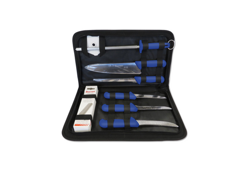 Starrett 8 Pce Professional Knife Set - Hunting- Fishing- Chef