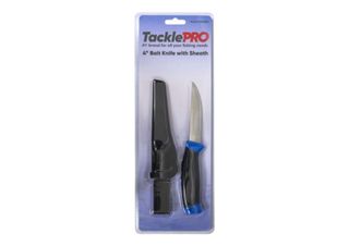 TacklePro 4in Bait Knife with Sheath - Blister Pack