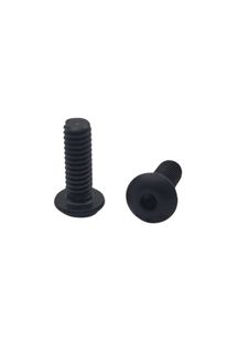 #6-32 x 1/4 UNC Button Head Screw Black