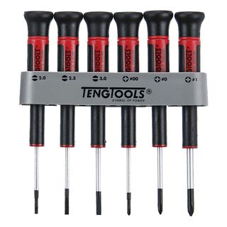 6pc MD Mini Screwdriver Set w/ Holder -Teng