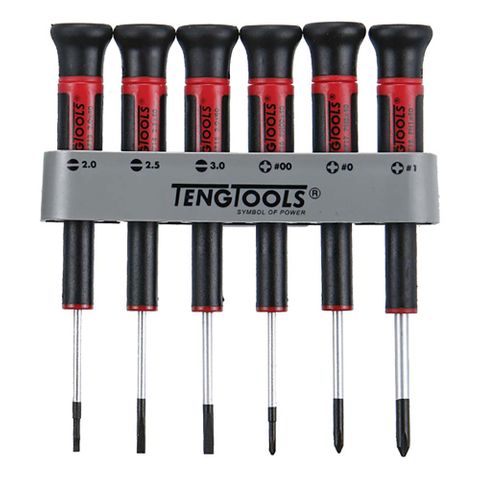 6pc MD Mini Screwdriver Set w/ Holder -Teng