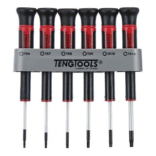 6pc MD Mini TX Screwdriver Set w/ Holder -Teng