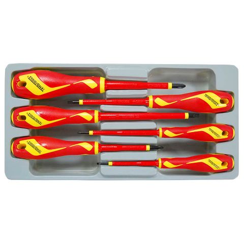 6pc MD 1000V VDE FL-PH Screwdriver Set -Teng