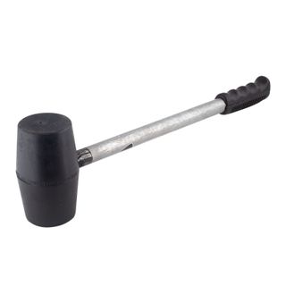 Rubber mallet with steel handle 60mm head