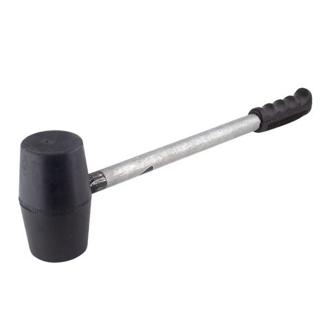 Rubber mallet with steel handle 60mm head
