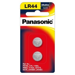 PANASONIC BUTTON CELL ALKALINE LR-44 (2pk)