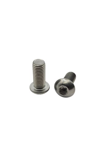 #10-32 x 5/8 UNF Button Head Screw 304 Stainless Steel ( 3/16 )