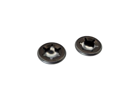 4mm Starlock Capped Washer Black ( Stainless Cap )