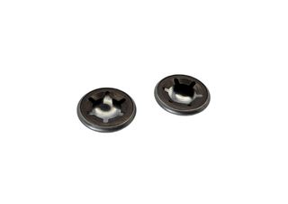 4mm Starlock Capped Washer Black ( Stainless Cap )