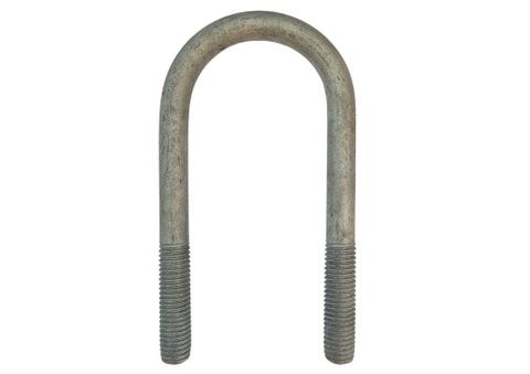 M8 x 42C x 117 Round U Bolt Galvanised