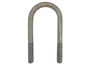 M8 x 51C x 76 Round U Bolt Galvanised