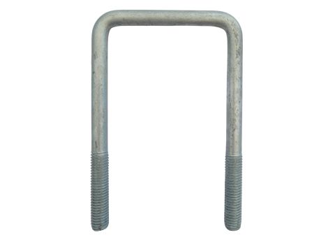 M10 x 50C x 85 Square U Bolt Galvanised