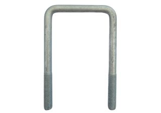 M10 x 50C x 85 Square U Bolt Galvanised