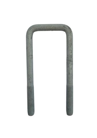 M10 x 63C x 115 Square U Bolt Galvanised