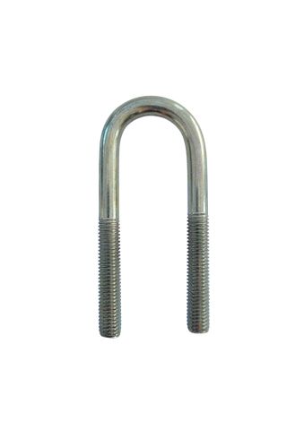 M10 x 37C x 107 Round U Bolt Zinc Plated