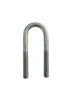 M10 x 37C x 107 Round U Bolt Zinc Plated