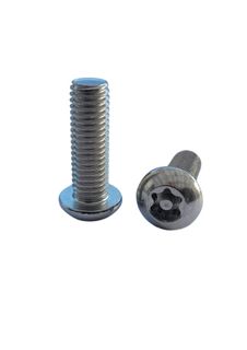 6 x 25 Button Head Machine Screw 304 Stainless Steel Post Torx
