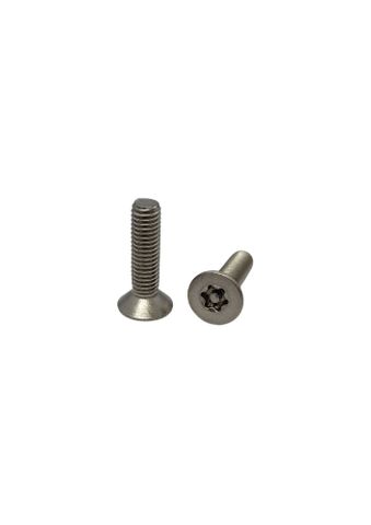 6 x 16 Countersunk Machine Screw 304 Stainless Steel Post Torx