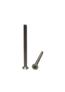 4 x 40 Countersunk Machine Screw 304 Stainless Steel Post Torx