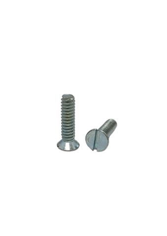 3/16 x 1/2 BSW Countersunk Machine Screw Zinc Plated Slot