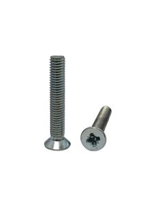 6 x 30 Countersunk Machine Screw Zinc Plated Pozi